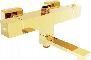 Mexen termostatinis vonios maišytuvas Cube 2, Gold цена и информация | Смесители | pigu.lt