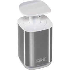 Joseph Joseph Presto Steel soap dispenser 0.35 L Stainless steel, White kaina ir informacija | Vonios kambario aksesuarai | pigu.lt