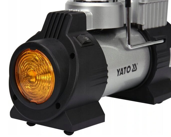 Automobilinis Kompresorius YATO su LED lempa 12V/180W kaina ir informacija | Kompresoriai | pigu.lt