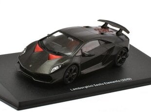 Lamborghini Sesto Elemento 2010 Black Metallic Altaya 1:43 LAM011 kaina ir informacija | Kolekciniai modeliukai | pigu.lt