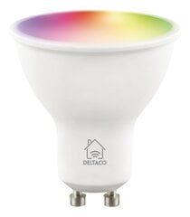 LED išmanioji lemputė Deltaco Smart Home GU10, 5W, 470lm, 220-240V, RGB / SH-LGU10RGB-3P kaina ir informacija | Elektros lemputės | pigu.lt