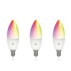 Умная лампочка Deltaco Smart Home LED, E14, 5W, 220-240V, RGB, 3 шт. цена и информация | Электрические лампы | pigu.lt