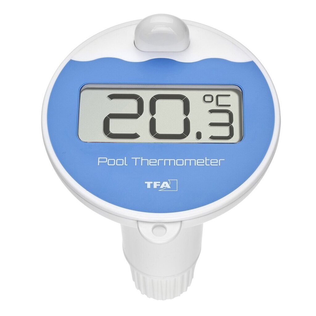 Bevielis baseino/ vandens telkinių termometras TFA Marbella цена и информация | Maudynių priemonės | pigu.lt