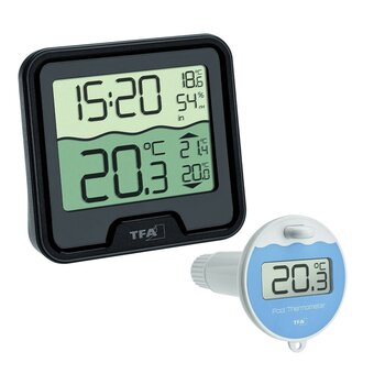 Беспроводной термометр для бассейна/водоемов TFA Marbella цена и информация | Товары для купания | pigu.lt