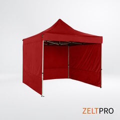 Prekybinė palapinė Zeltpro TITAN Raudona, 3x3 цена и информация | Палатки | pigu.lt