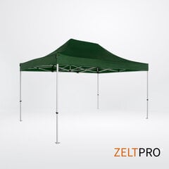 Prekybinė palapinė Zeltpro TITAN Žalia, 3x4,5 цена и информация | Палатки | pigu.lt