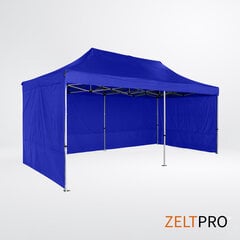 Prekybinė palapinė Zeltpro Titan Mėlyna, 3x6 цена и информация | Палатки | pigu.lt