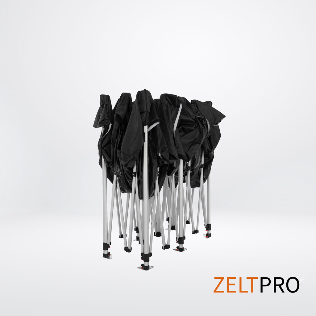 Prekybinė palapinė Zeltpro Titan Juoda, 3x6 kaina ir informacija | Palapinės | pigu.lt
