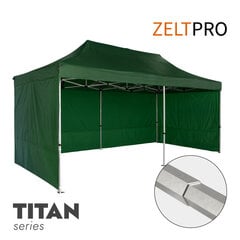 Prekybinė palapinė Zeltpro TITAN Žalia, 4x8 цена и информация | Палатки | pigu.lt