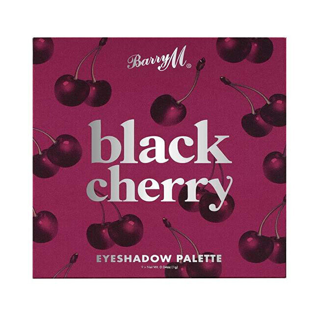 Akių šešėlių paletė Barry M Black Cherry, 9 x 1 g цена и информация | Akių šešėliai, pieštukai, blakstienų tušai, serumai | pigu.lt