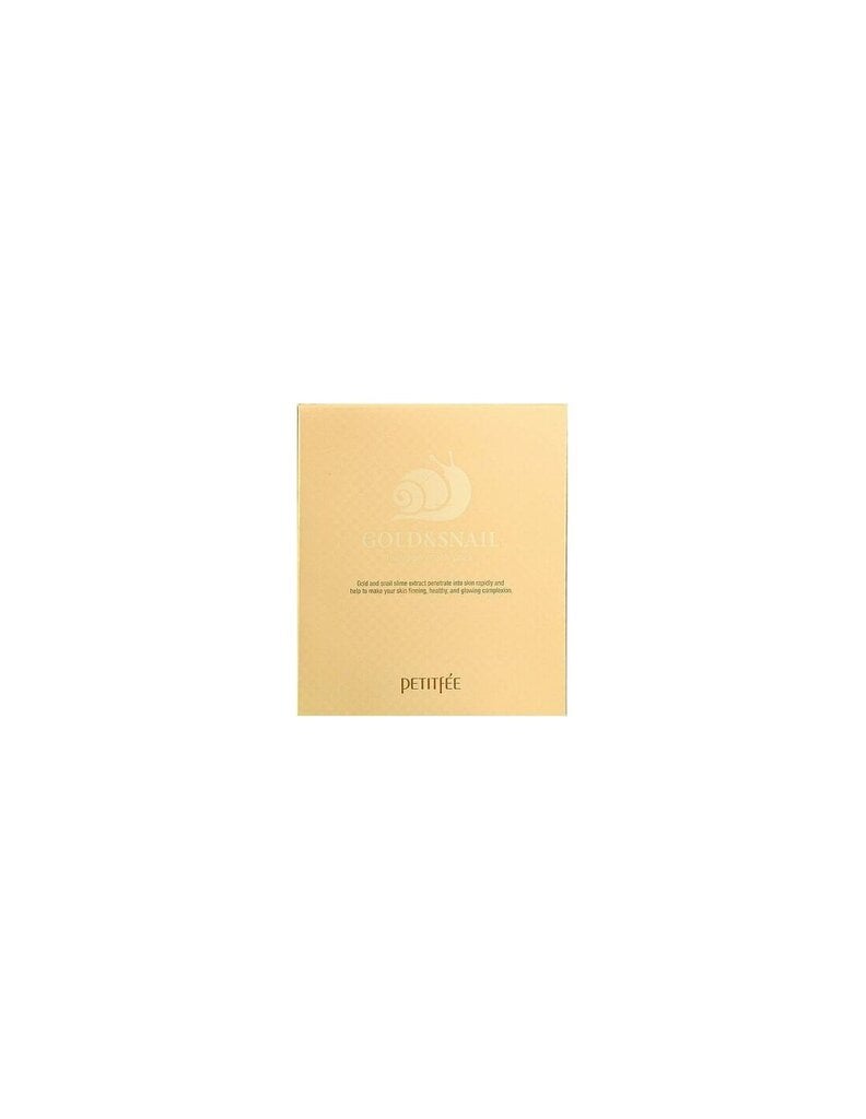 Hidrogelinė veido kaukė su aukso ir sraigių ekstraktu Petitfee Gold & Snail Hydrogel Mask Pack, 5 vnt. kaina ir informacija | Veido kaukės, paakių kaukės | pigu.lt