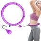 Masažuojantis gimnastikos lankas Reach Smart Hula Hoop M1 violetinis kaina ir informacija | Gimnastikos lankai ir lazdos | pigu.lt