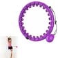 Masažuojantis gimnastikos lankas Reach Smart Hula Hoop M2 violetinis цена и информация | Gimnastikos lankai ir lazdos | pigu.lt