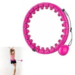 Массажный обруч Reach Smart Hula Hoop M2, розовый цена и информация | Обручи, гимнастические палки | pigu.lt