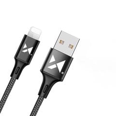 Кабель Wozinsky USB - Lightning 2,4А, 2 м, синий (WUC-L2BE) цена и информация | Кабели для телефонов | pigu.lt