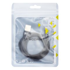 Wozinsky cable USB - Lightning 2,4A 1m white (WUC-L1W) цена и информация | Кабели для телефонов | pigu.lt