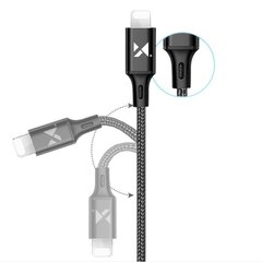 Wozinsky USB laidas, 1 m, baltas kaina ir informacija | Laidai telefonams | pigu.lt