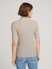 Marškinėliai moterims Tom Tailor 1029103*27609, smėlio spalvos kaina ir informacija | Marškinėliai moterims | pigu.lt