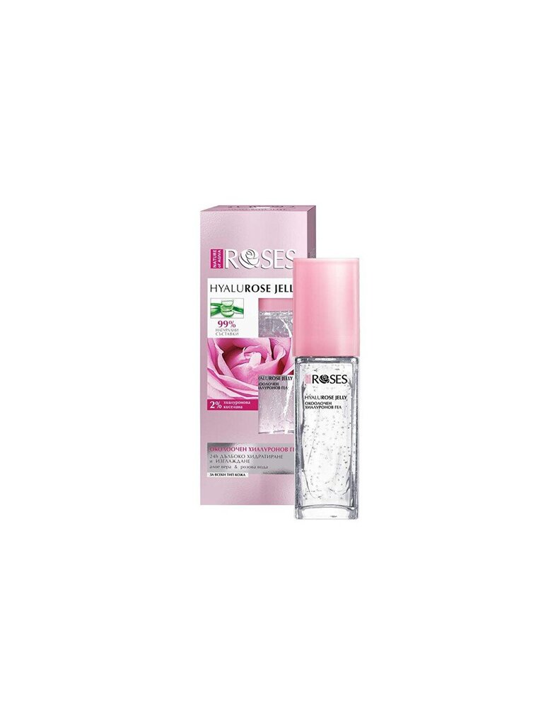 Paakių gelis Roses Hyalurose Jelly Moisturizing Eye Gel 40 ml kaina ir informacija | Paakių kremai, serumai | pigu.lt