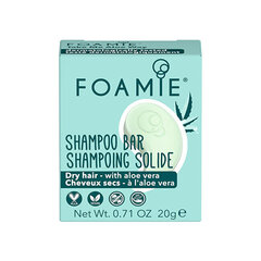 Kietas šampūnas Foamie Shampoo Bar – Aloe You Very Much, sausiems plaukams, 20 g цена и информация | Шампуни | pigu.lt