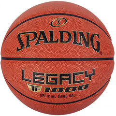 Баскетбольный мяч Spalding TF-1000 Legacy, размер 7 цена и информация | Баскетбольные мячи | pigu.lt