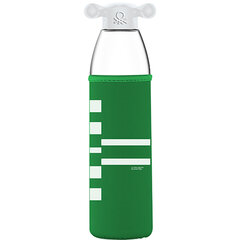 Бутылка для воды Benetton, боросиликатное стекло, 550 мл, красная цена и информация | Фляги для воды | pigu.lt