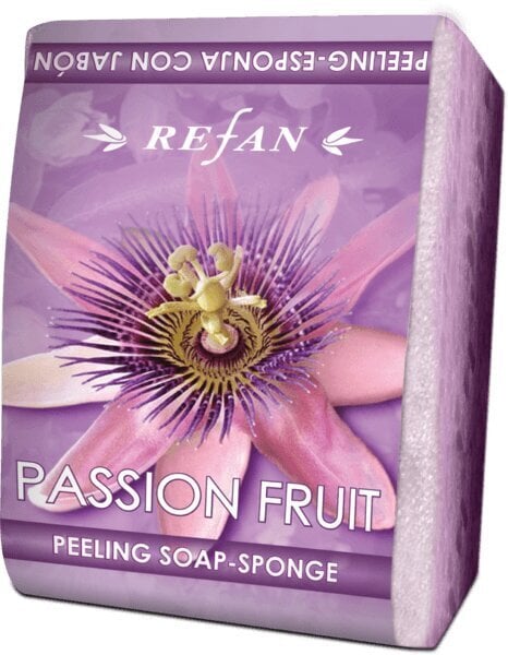 Šveičiamasis muilas-kempinėb"Passion Fruit" REFAN цена и информация | Muilai | pigu.lt