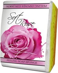 Мыло-губка для пилинга "Soft Rose" Refan цена и информация | Мыло | pigu.lt
