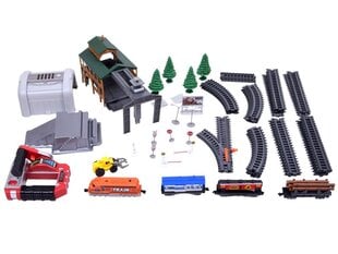 Железная дорога с дистанционным управлением и аксессуарами цена и информация | Игрушки для мальчиков | pigu.lt