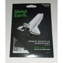 Metalinis 3D konstruktorius Space Shuttle Discovery kaina ir informacija | Konstruktoriai ir kaladėlės | pigu.lt