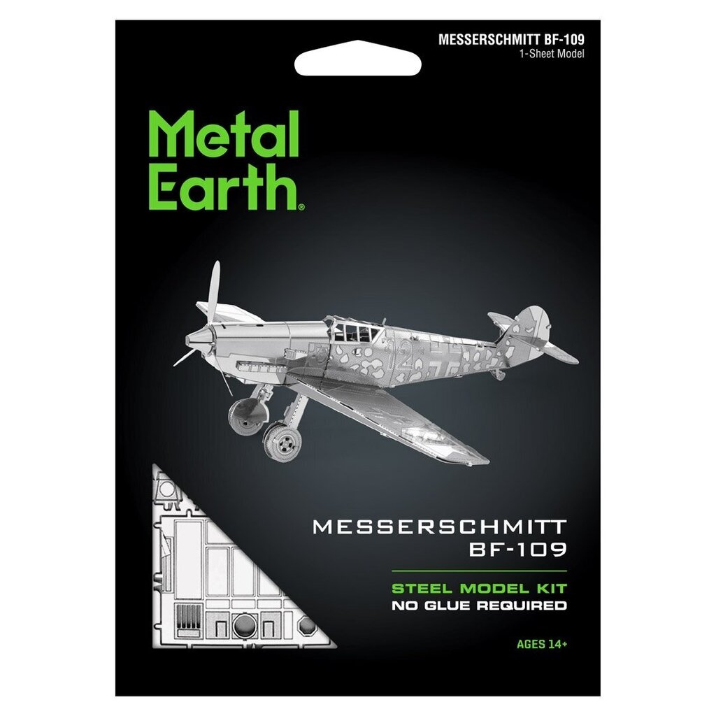 Metalinis 3D konstruktorius Messerschmitt BF-109 kaina ir informacija | Konstruktoriai ir kaladėlės | pigu.lt