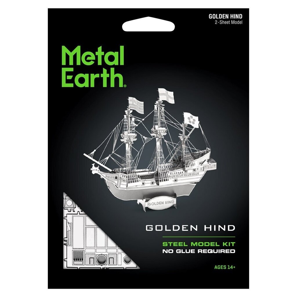 Metalinis 3D konstruktorius Golden Hind kaina ir informacija | Konstruktoriai ir kaladėlės | pigu.lt