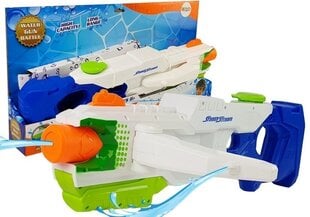 Водяной пистолет 1000 мл. Синий - белый цена и информация | Игрушки для мальчиков | pigu.lt