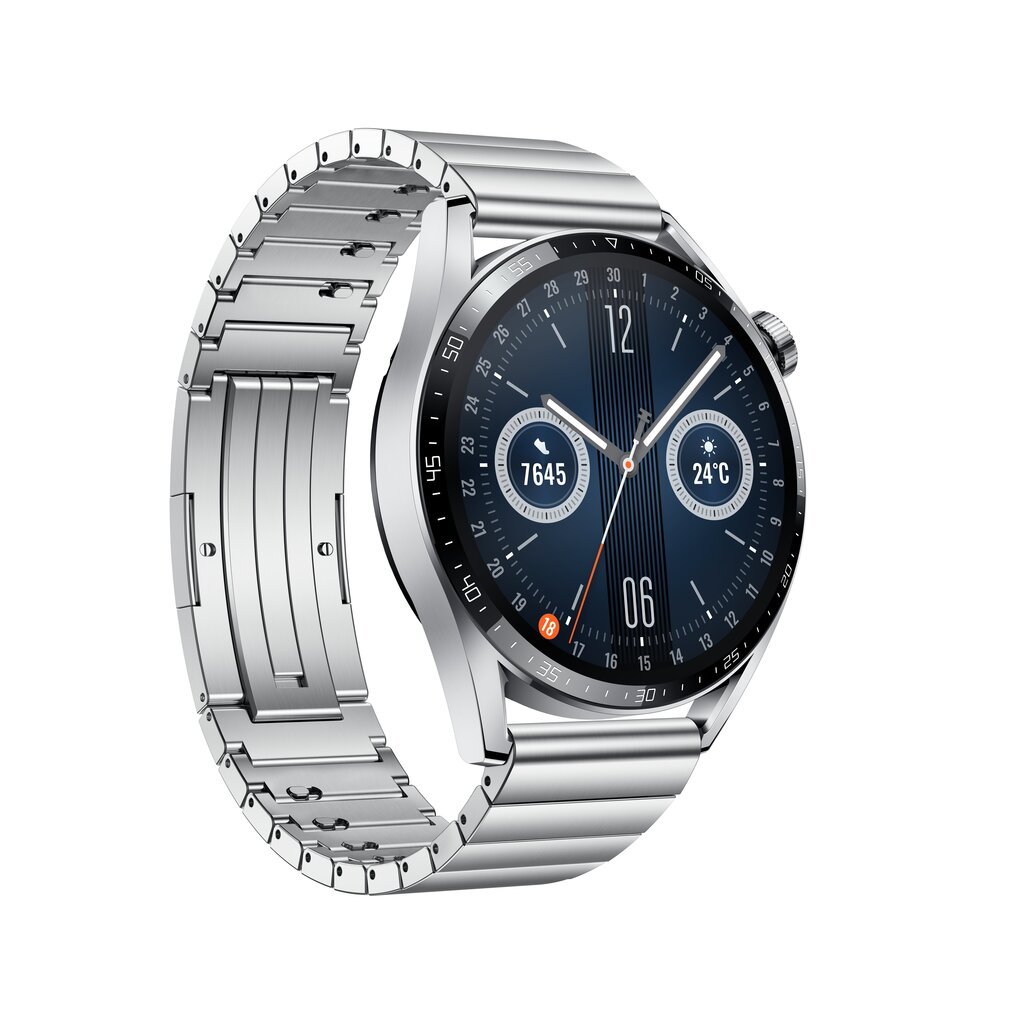 Huawei Watch GT 3 Elite Stainless Steel цена и информация | Išmanieji laikrodžiai (smartwatch) | pigu.lt