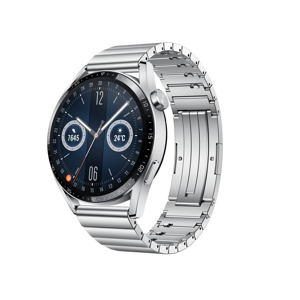 Huawei Watch GT 3 Elite Stainless Steel цена и информация | Išmanieji laikrodžiai (smartwatch) | pigu.lt