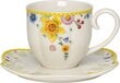Villeroy & Boch kavos puodelis su lėkšte Spring Awakening цена и информация | Taurės, puodeliai, ąsočiai | pigu.lt