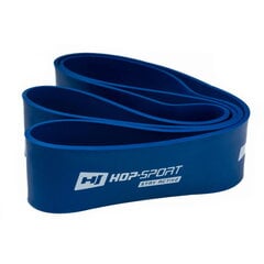 Тренировочная резина HopSport, 208 см, синяя цена и информация | Фитнес-резинки, гимнастические кольца | pigu.lt
