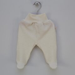 Merino vilnos frote kelnės kūdikiams цена и информация | Детские брюки 62 см, черные | pigu.lt