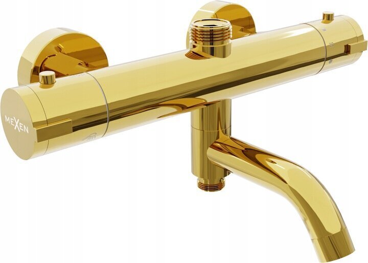 Mexen termostatinis vonios maišytuvas Kai 2, Gold цена и информация | Vandens maišytuvai | pigu.lt