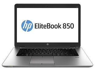 HP EliteBook 850 G1 i7-4600U 15.6 FHD 8GB RAM 256GB SSD WebCam Win 10 Pro kaina ir informacija | Nešiojami kompiuteriai | pigu.lt