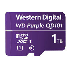 Atiminties kortelė Western Digital Purple 1000 GB MicroSDXC UHS-I kaina ir informacija | Atminties kortelės fotoaparatams, kameroms | pigu.lt