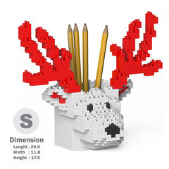 3D Konstruktorius Jekca ST17PC02-M02 ® Pieštukų Kibirai - Elniai kaina ir informacija | Konstruktoriai ir kaladėlės | pigu.lt
