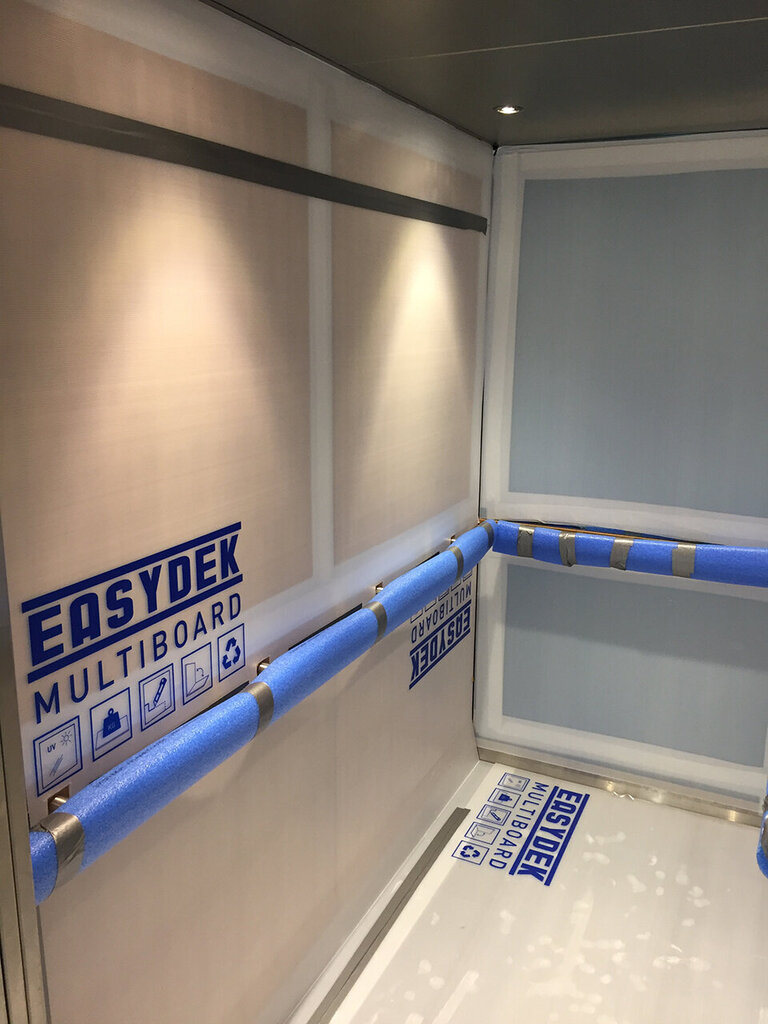 Apsauginė plokštė Easydek, 1 x 2m, 3mm цена и информация | Dažymo įrankiai | pigu.lt