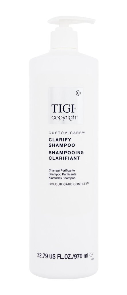 Šampūnas Tigi Copyright Clarify Shampoo, 970 ml цена и информация | Šampūnai | pigu.lt