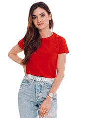 Женская футболка Эдоти SLR001, красная цена и информация | Женские футболки | pigu.lt