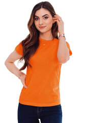 Moteriški marškinėliai Edoti SLR001 oranžinė kaina ir informacija | Marškinėliai moterims | pigu.lt