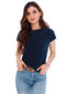 Marškinėliai moterims Edoti SLR001 tamsiai mėlyna kaina ir informacija | Marškinėliai moterims | pigu.lt