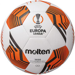 Futbolo kamuolys Molten UEFA Europa League F5U3600-12 kaina ir informacija | Futbolo kamuoliai | pigu.lt