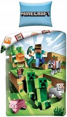 Vaikiškas patalynės komplektas Minecraft 160x200, 2 dalių kaina ir informacija | Patalynė kūdikiams, vaikams | pigu.lt