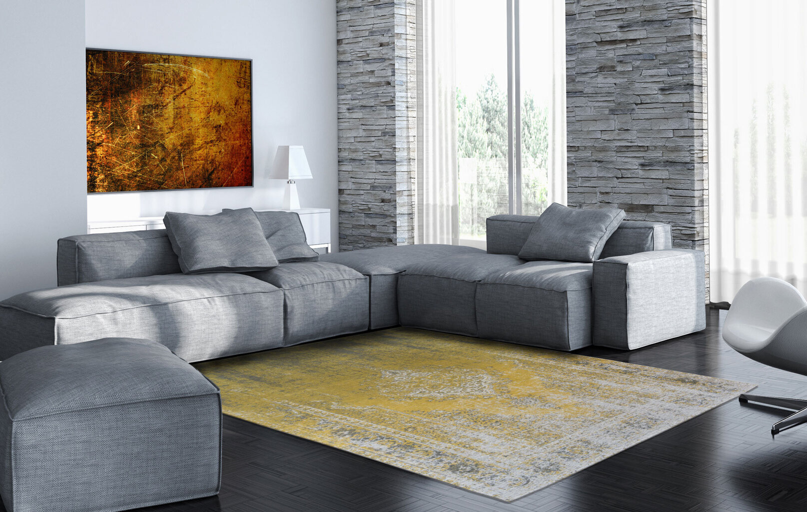 Kilimas Fading World Generation-8638 Yuzu Cream 170x240 cm kaina ir informacija | Kilimai | pigu.lt